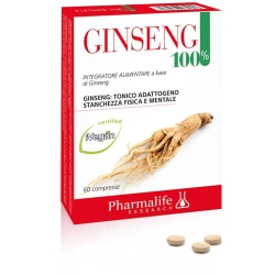 Ginseng 100% - integratore per l'energia 60 compresse