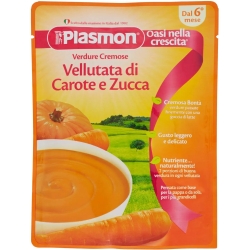 Plasmon Verdure Cremose - Vellutata Di Carote E Zucca 180 G