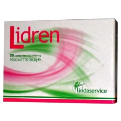Lidren 30 Compresse - Integratore Drenante