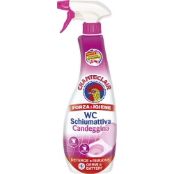 CHANTECLAIR WC schiumattiva - Detergente spray a base di candeggina 625 ml