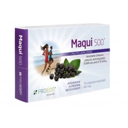 Maqui 500 - Integratore Antiossidante 30 Compresse Masticabili da 800 mg