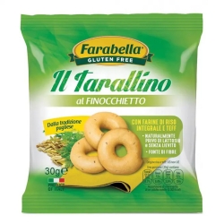 Il Tarallino al Finocchietto con farina di riso e teff senza glutine 30 g