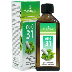 Thotale Olio 31 - Olio tonificante balsamico e rassodante per le pelle 100 Ml