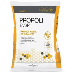 Propoli Evsp 65 g Gusto Menta Ed Eucalipto - Caramelle Per La Gola