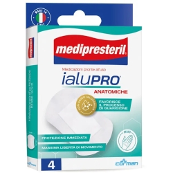 Medipresteril Medicazioni Pronte All'Uso Ialupro Anatomiche - 4 Medicazioni Per Mani