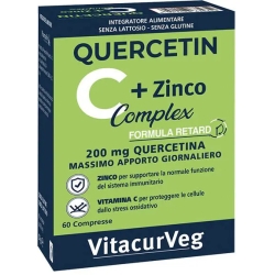 Quercetin C Complex 60 Compresse - Integratore Antiossidante E Immunostimolante