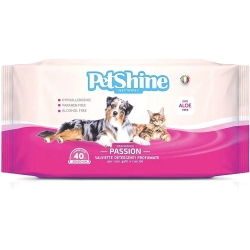 passion - 40 salviette igienizzanti per animali
