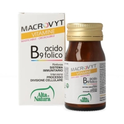 Alta Natura Macrovyt B9 Acido Folico 40 Compresse - Integratore Per La Gravidanza