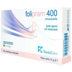 Folipram 400 orosolubile - 60 compresse a base di acido folico