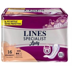Lines Specialist Lady Mini - 16 Assorbenti Per Incontinenza Leggera