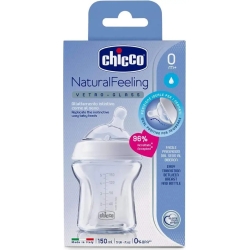Chicco NaturalFeeling - Biberon Unisex 0M+ 150 ml Flusso Lento