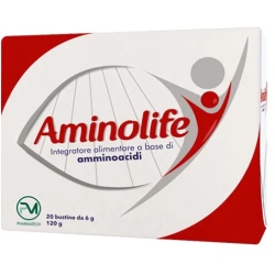 Aminolife 20 Bustine - Integratore Per Lo Sport