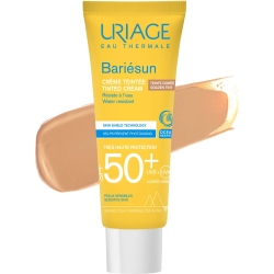 Uriage Crema Solare Viso 50+ SPF Colorata Bariésun Protezione Molto Alta 50 ml - Dorata