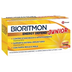 Bioritmon Energy Defend Junior 10 Flaconcini - Integratore Per La Stanchezza