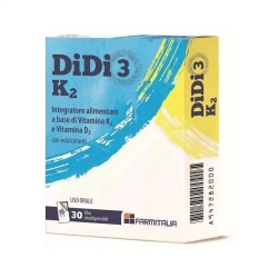 Didi3 K2 - Integratore vitamine D3 e K2 - 30 film orodispersibili