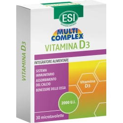 Esi Multi Complex Vitamina D3 - Integratore Di Vitamina D 30 Microtavolette