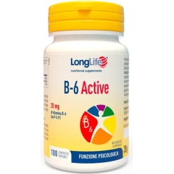Longlife B-6 Active 100 Compresse - Integratore Per La Funzione Psicologica