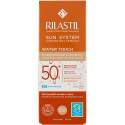 Rilastil Crema Solare Viso 50+ SPF Fluido Colorato Touch Protezione Molto Alta 50 ml