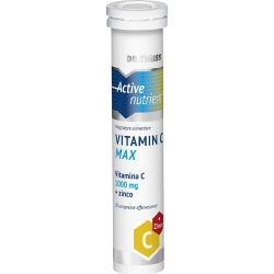 Active Nutrient Vitamin C Max 20 Compresse Effervescenti - Integratore Immunostimolante