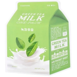 Green Tea Milk One-Pack - Maschera Viso Coreana 21 gr