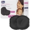 Chicco 60 Coppette Assorbilatte Antibatteriche Nere