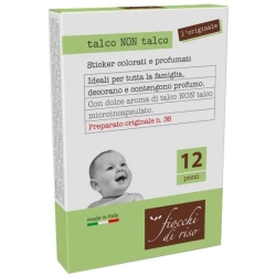 FIOCCHI DI RISO Talco Non Talco - 12 sticker colorati e profumati
