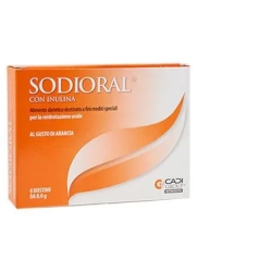 Sodioral 8 Bustine Arancio - Soluzione Reidratante Orale