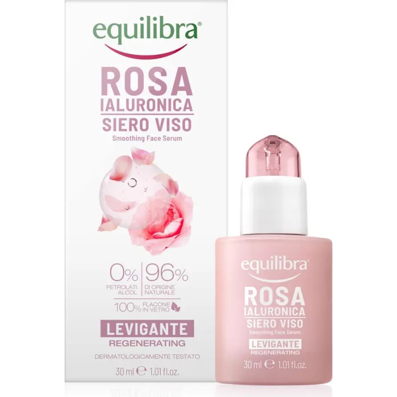 EQUILIBRA Equilibra Rosa Ialuronica - Siero Viso Levigante 30 ml