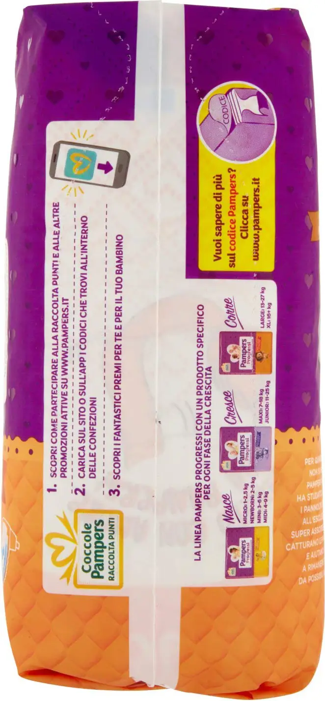 PAMPERS Progressi Corre Extra Large - 17 pannolini taglia 6+ per bambini da 16 kg