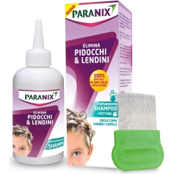 Elimina Pidocchi e Lendini - Trattamento shampoo 200 ml + pettine