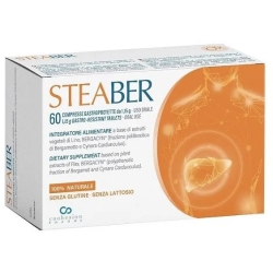 Steaber 60 Compresse Gastroprotette - Integratore Per Il Fegato