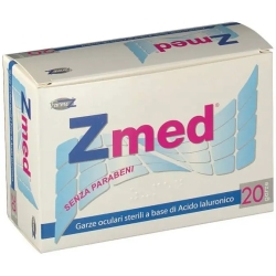 Z-Med - 20 garze oculari con Acido Ialuronico