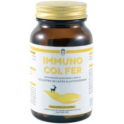 Immuno Col fer 60 capsule - Integratore di Colostro e Lattoferrina