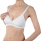 Chicco Nursing Bra - Reggiseno Allattamento in Cotone Bianco 3C
