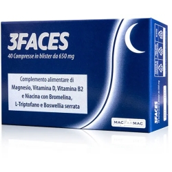 3Faces 40 compresse - Integratore per il sistema muscolo-scheletrico