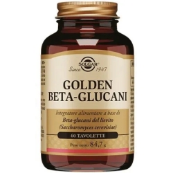 Solgar Golden Beta - Glucani 60 Tavolette - Integratore Ad Azione Immunostimolante