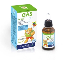 Gas Gocce 30 ml - Integratore Utile Per L'Eliminazione Dei Gas Intestinali