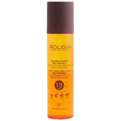 Rougj Crema Solare 15 SPF Spray Bifasico Sea Friendly Protezione Media 200 ml