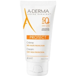 Aderma Crema Solare Viso 50+ SPF Protect Protezione Molto Alta 40 ml