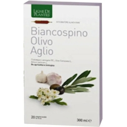 Biancospino Olivo Aglio 20 Ampolle Da 15 ml - Funzionalità Cardiovascolare