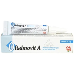 Oftalmovit A - Pomata dermatologica ad uso veterinario 5 G