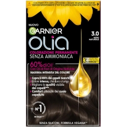 Garnier Olia - Colorazione Permanente Senza Ammoniaca N. 3.0 Nero naturale