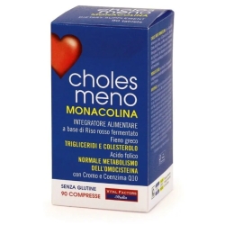 Choles Meno Monacolina 90 Compresse - Integratore Per Il Colesterolo