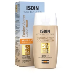 Isdin Crema Solare 50 SPF Fusion Color Light Fotoprotezione Colorata Ultraleggera Protezione Alta 50 ml