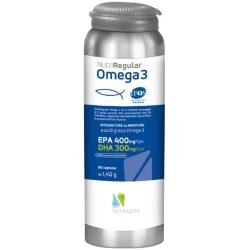 Nutriregular Omega 3 - Integratore Per Colesterolo E Trigliceridi 80 Capsule