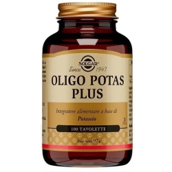 Solgar Oligo Potas Plus 100 Tavolette - Integratore A Base Di Potassio