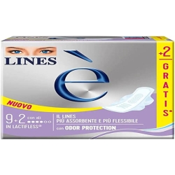 Lines È - 11 Assorbenti Per Flussi Normali Con Ali