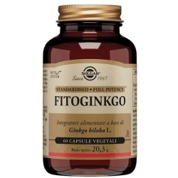 Solgar Fitoginkgo 60 Capsule Vegetali - Integratore Antiossidante