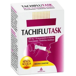 Tachiflutask 10 bustine limone - contro raffreddore e l'influenza