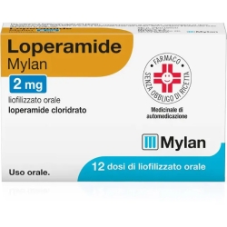 Loperamide 2 mg - Trattamento Della Diarrea 12 Dosi Liofilizzate